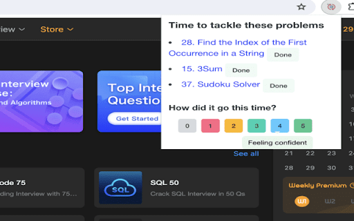 Leet Revisit from Chrome web store to be run with OffiDocs Chromium online Leet Revisit from Chrome web store to be run with OffiDocs Chromium online
