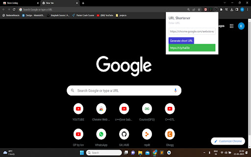 Let Short URL from Chrome web store to be run with OffiDocs Chromium online Let Short URL from Chrome web store to be run with OffiDocs Chromium online