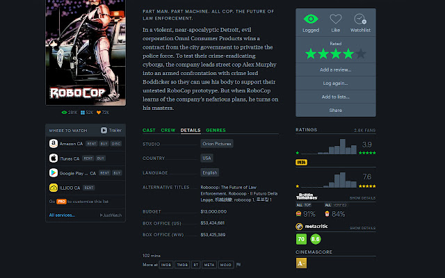 Letterboxd Extras from Chrome web store to be run with OffiDocs Chromium online Letterboxd Extras from Chrome web store to be run with OffiDocs Chromium online