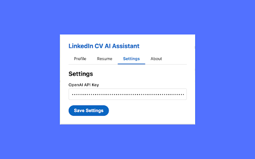 LinkedIn CV AI Assistant from Chrome web store to be run with OffiDocs Chromium online LinkedIn CV AI Assistant from Chrome web store to be run with OffiDocs Chromium online