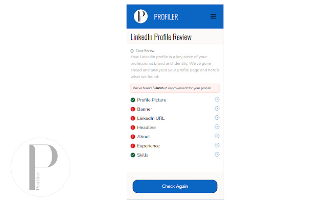 LinkedIn Profiler from Chrome web store to be run with OffiDocs Chromium online LinkedIn Profiler from Chrome web store to be run with OffiDocs Chromium online
