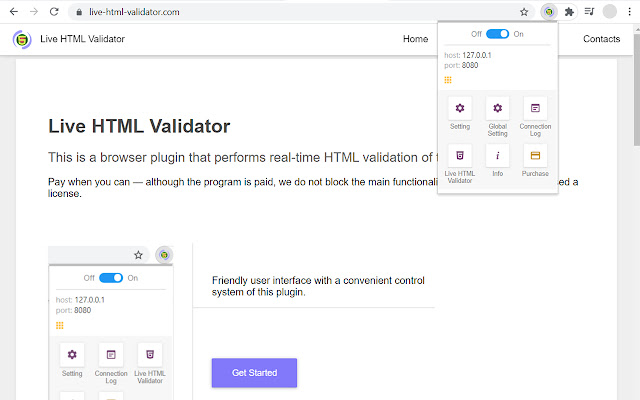 Live HTML Validator from Chrome web store to be run with OffiDocs Chromium online Live HTML Validator from Chrome web store to be run with OffiDocs Chromium online