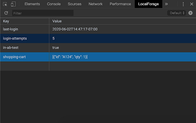 LocalForage Explorer from Chrome web store to be run with OffiDocs Chromium online LocalForage Explorer from Chrome web store to be run with OffiDocs Chromium online