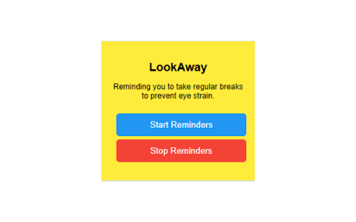 LookAway from Chrome web store to be run with OffiDocs Chromium online LookAway from Chrome web store to be run with OffiDocs Chromium online