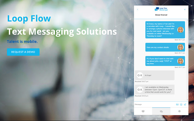 Loop Messenger from Chrome web store to be run with OffiDocs Chromium online Loop Messenger from Chrome web store to be run with OffiDocs Chromium online