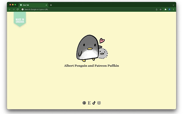 Made in Urbana New Tab from Chrome web store to be run with OffiDocs Chromium online Made in Urbana New Tab from Chrome web store to be run with OffiDocs Chromium online