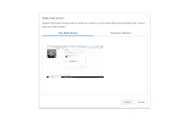 Magnet Talk Screen sharing from Chrome web store to be run with OffiDocs Chromium online Magnet Talk Screen sharing from Chrome web store to be run with OffiDocs Chromium online