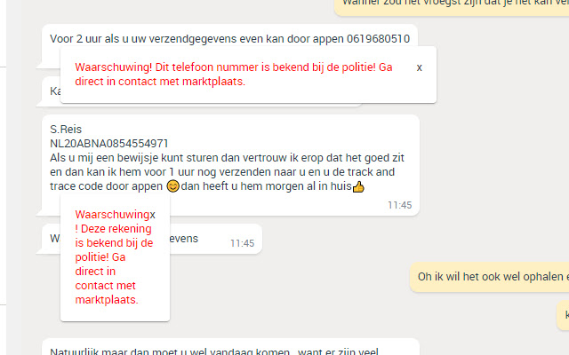 Marktplaats Anti Scam from Chrome web store to be run with OffiDocs Chromium online Marktplaats Anti Scam from Chrome web store to be run with OffiDocs Chromium online