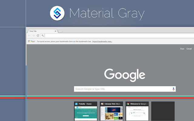 Material Gray from Chrome web store to be run with OffiDocs Chromium online Material Gray from Chrome web store to be run with OffiDocs Chromium online