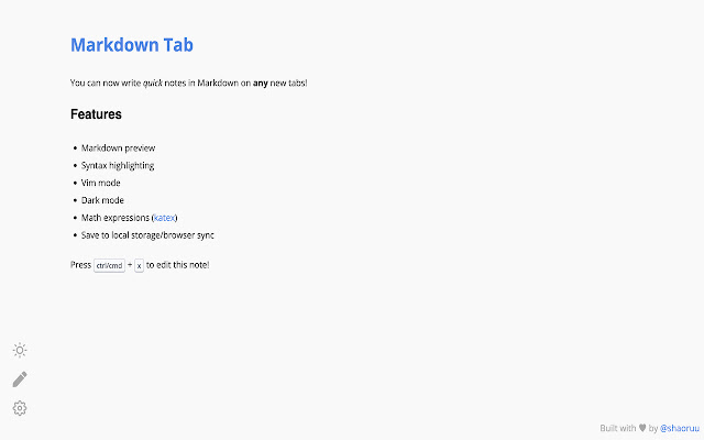 MDTab from Chrome web store to be run with OffiDocs Chromium online MDTab from Chrome web store to be run with OffiDocs Chromium online