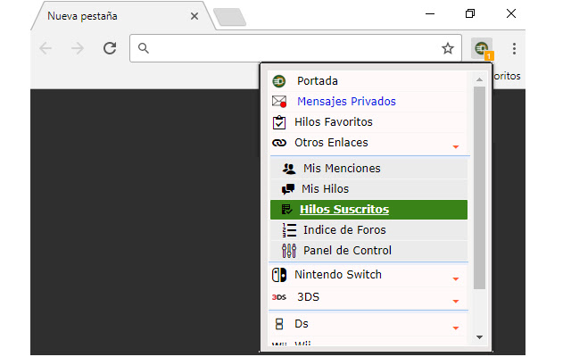 Menú para foro ElOtroLado.net from Chrome web store to be run with OffiDocs Chromium online Menú para foro ElOtroLado.net from Chrome web store to be run with OffiDocs Chromium online