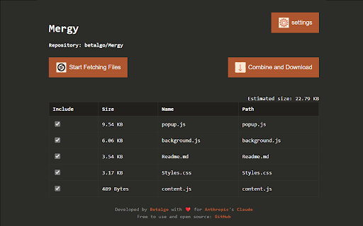Mergy by Betalgo from Chrome web store to be run with OffiDocs Chromium online Mergy by Betalgo from Chrome web store to be run with OffiDocs Chromium online