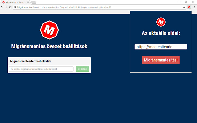 Migránsmentes övezet! from Chrome web store to be run with OffiDocs Chromium online Migránsmentes övezet! from Chrome web store to be run with OffiDocs Chromium online