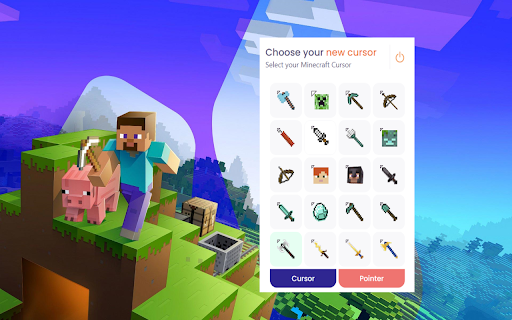 Minecraft Cursor from Chrome web store to be run with OffiDocs Chromium online Minecraft Cursor from Chrome web store to be run with OffiDocs Chromium online