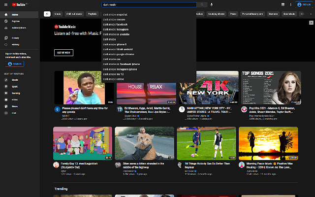 Modern YouTube from Chrome web store to be run with OffiDocs Chromium online Modern YouTube from Chrome web store to be run with OffiDocs Chromium online