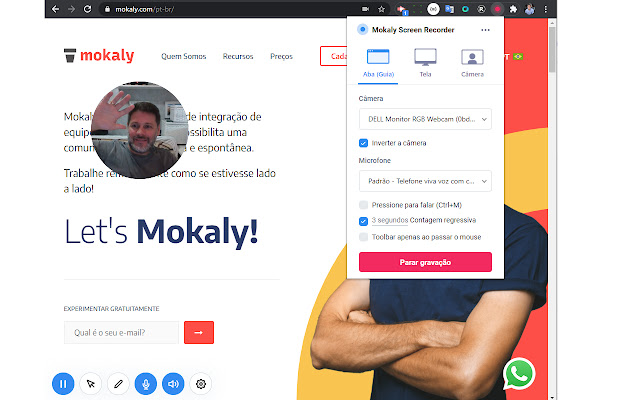 Mokaly Screen Recorder from Chrome web store to be run with OffiDocs Chromium online Mokaly Screen Recorder from Chrome web store to be run with OffiDocs Chromium online