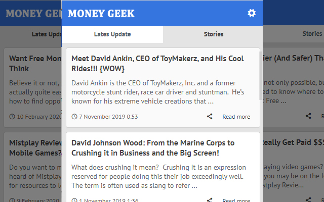 Money Geek LATEST YOUR MONEY GEEK from Chrome web store to be run with OffiDocs Chromium online Money Geek LATEST YOUR MONEY GEEK from Chrome web store to be run with OffiDocs Chromium online