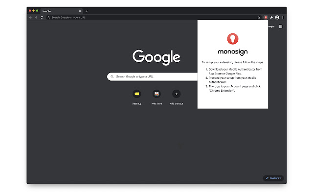 MonoSign IAM from Chrome web store to be run with OffiDocs Chromium online MonoSign IAM from Chrome web store to be run with OffiDocs Chromium online