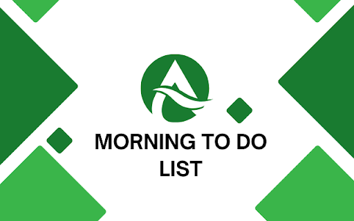 Morning To Do List from Chrome web store to be run with OffiDocs Chromium online Morning To Do List from Chrome web store to be run with OffiDocs Chromium online