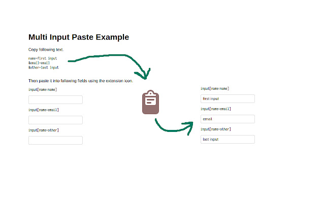 Multi Input Paste from Chrome web store to be run with OffiDocs Chromium online Multi Input Paste from Chrome web store to be run with OffiDocs Chromium online