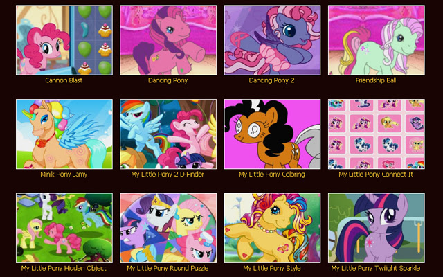 My Little Pony Games from Chrome web store to be run with OffiDocs Chromium online My Little Pony Games from Chrome web store to be run with OffiDocs Chromium online