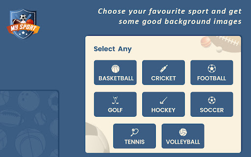 My Sport from Chrome web store to be run with OffiDocs Chromium online My Sport from Chrome web store to be run with OffiDocs Chromium online