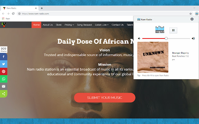 Nam Radio from Chrome web store to be run with OffiDocs Chromium online Nam Radio from Chrome web store to be run with OffiDocs Chromium online