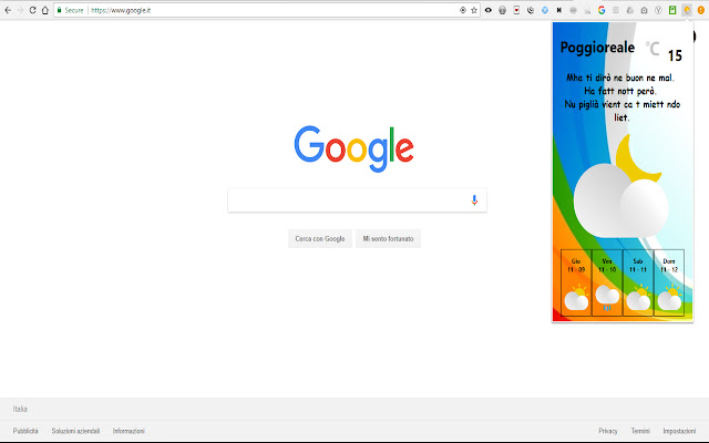 Napolitan Weather O Tiemp from Chrome web store to be run with OffiDocs Chromium online Napolitan Weather O Tiemp from Chrome web store to be run with OffiDocs Chromium online