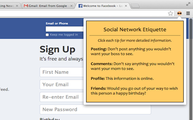 Netiquette from Chrome web store to be run with OffiDocs Chromium online Netiquette from Chrome web store to be run with OffiDocs Chromium online