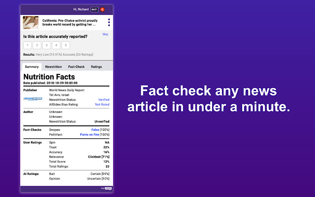 Newstrition from Chrome web store to be run with OffiDocs Chromium online Newstrition from Chrome web store to be run with OffiDocs Chromium online