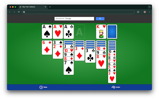 New Tab: Solitaire from Chrome web store to be run with OffiDocs Chromium online New Tab: Solitaire from Chrome web store to be run with OffiDocs Chromium online