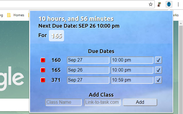 Next Due Date from Chrome web store to be run with OffiDocs Chromium online Next Due Date from Chrome web store to be run with OffiDocs Chromium online