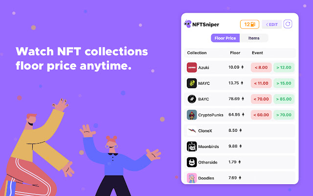 NFTSniper from Chrome web store to be run with OffiDocs Chromium online NFTSniper from Chrome web store to be run with OffiDocs Chromium online