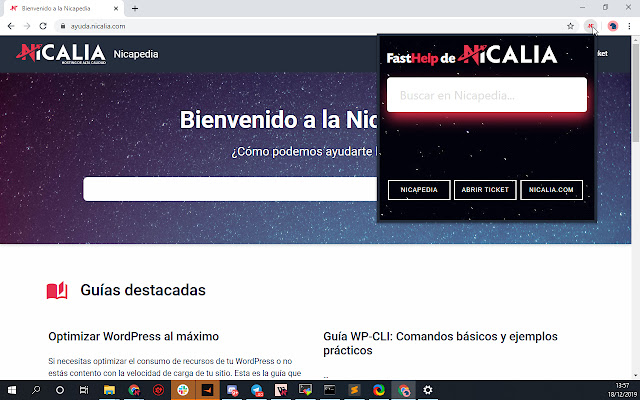 Nicalia FastHelp from Chrome web store to be run with OffiDocs Chromium online Nicalia FastHelp from Chrome web store to be run with OffiDocs Chromium online