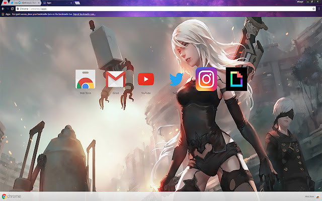 NIER: AUTOMATA | YORHA 9S AND A2 LOVE AFFAIR from Chrome web store to be run with OffiDocs Chromium online NIER: AUTOMATA | YORHA 9S AND A2 LOVE AFFAIR from Chrome web store to be run with OffiDocs Chromium online