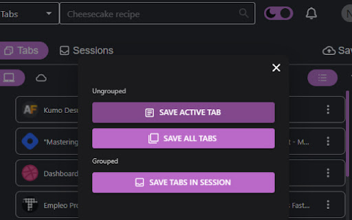 Niftytab from Chrome web store to be run with OffiDocs Chromium online Niftytab from Chrome web store to be run with OffiDocs Chromium online