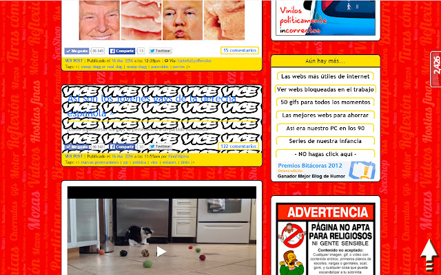 NoMasVice from Chrome web store to be run with OffiDocs Chromium online NoMasVice from Chrome web store to be run with OffiDocs Chromium online