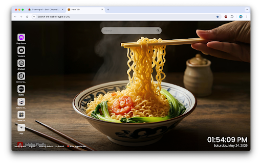 Noodle Wallpapers by Gameograf from Chrome web store to be run with OffiDocs Chromium online Noodle Wallpapers by Gameograf from Chrome web store to be run with OffiDocs Chromium online