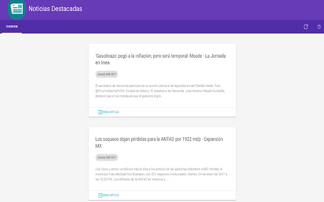 Noticias Destacadas from Chrome web store to be run with OffiDocs Chromium online Noticias Destacadas from Chrome web store to be run with OffiDocs Chromium online
