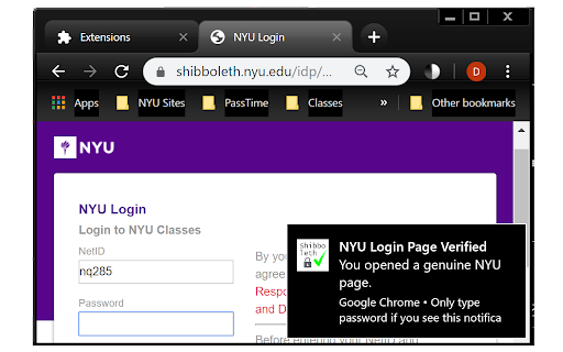 NYU Login Page Verify from Chrome web store to be run with OffiDocs Chromium online NYU Login Page Verify from Chrome web store to be run with OffiDocs Chromium online