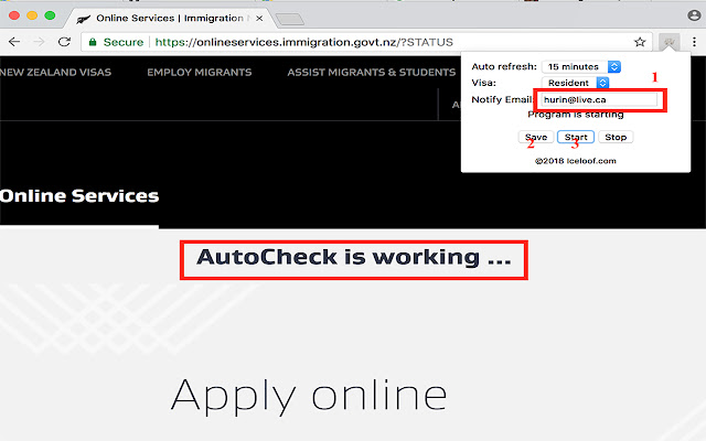 NZ VISA AutoCheck from Chrome web store to be run with OffiDocs Chromium online NZ VISA AutoCheck from Chrome web store to be run with OffiDocs Chromium online