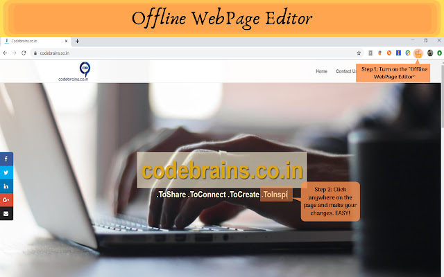 Offline WebPage Editor from Chrome web store to be run with OffiDocs Chromium online Offline WebPage Editor from Chrome web store to be run with OffiDocs Chromium online