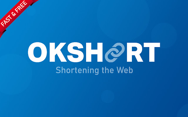 OkShort URL Shortener from Chrome web store to be run with OffiDocs Chromium online OkShort URL Shortener from Chrome web store to be run with OffiDocs Chromium online
