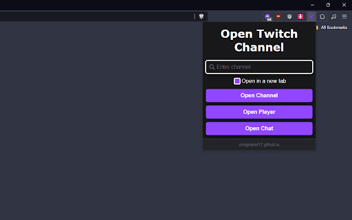 Open Twitch Channel from Chrome web store to be run with OffiDocs Chromium online Open Twitch Channel from Chrome web store to be run with OffiDocs Chromium online