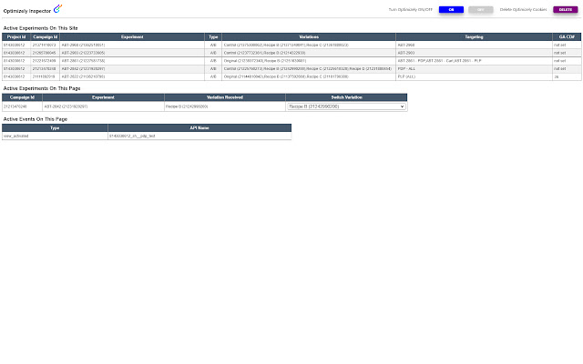 Optimizely Inspector from Chrome web store to be run with OffiDocs Chromium online Optimizely Inspector from Chrome web store to be run with OffiDocs Chromium online