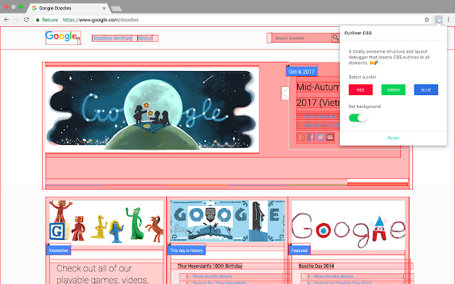 Outliner CSS from Chrome web store to be run with OffiDocs Chromium online Outliner CSS from Chrome web store to be run with OffiDocs Chromium online