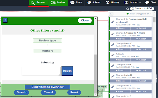 Overleaf Review Finder from Chrome web store to be run with OffiDocs Chromium online Overleaf Review Finder from Chrome web store to be run with OffiDocs Chromium online