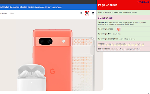 Page Checker from Chrome web store to be run with OffiDocs Chromium online Page Checker from Chrome web store to be run with OffiDocs Chromium online
