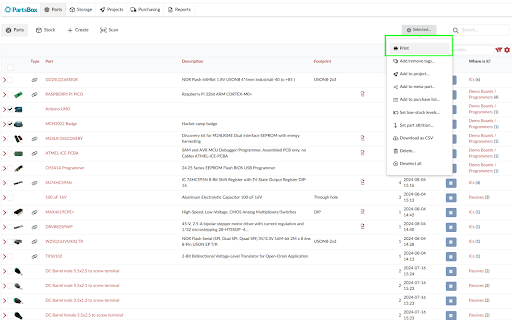 Partsbox Print Button from Chrome web store to be run with OffiDocs Chromium online Partsbox Print Button from Chrome web store to be run with OffiDocs Chromium online