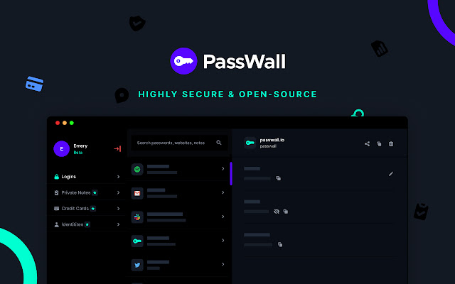 Passwall Free Password Manager from Chrome web store to be run with OffiDocs Chromium online Passwall Free Password Manager from Chrome web store to be run with OffiDocs Chromium online
